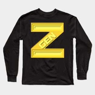 Young and yellow Generation Z Long Sleeve T-Shirt